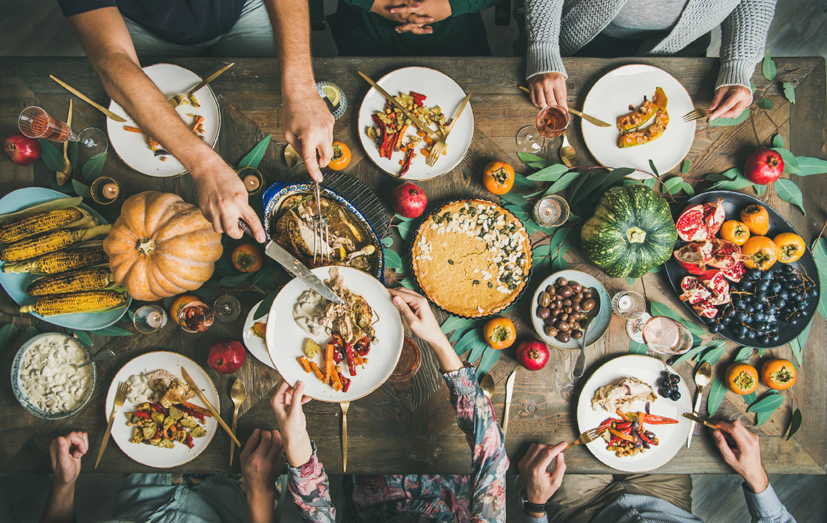 Enjoy Thanksgiving Dinner by Deluxe 1717